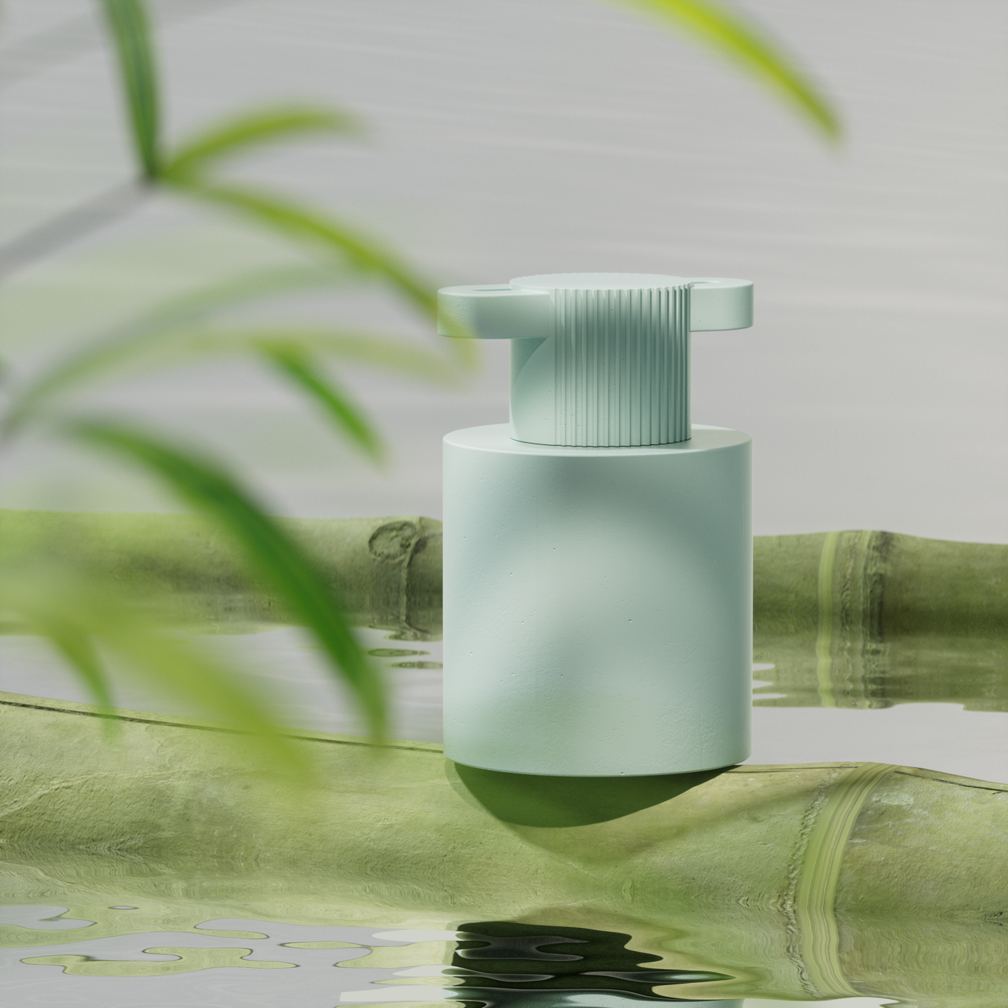 Miyun Concrete Bottle – 30ml Textured Minimalist Vessel by Squircle Decor