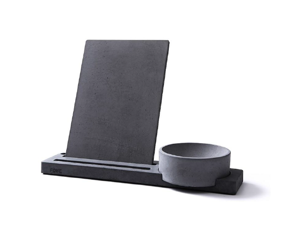 Desktop Combination – Concrete Organizer Set by Squircle Decor