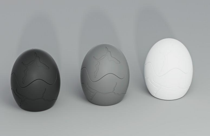 Wings of Rebirth Concrete Jar – Symbolic Sculptural Container by Squircle Decor