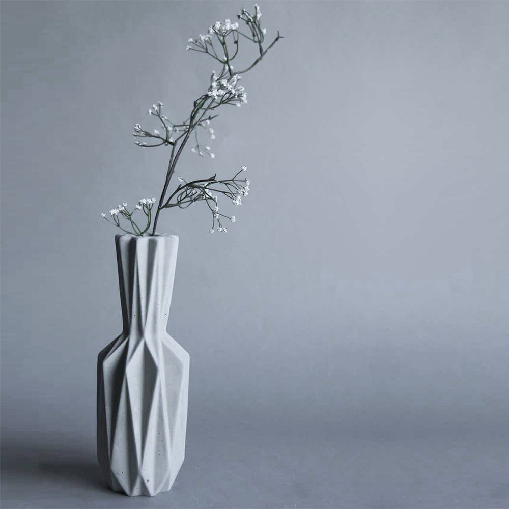 Near Flower Pot – Modern Concrete Planter by Squircle Decor