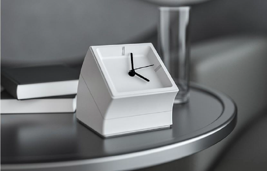 Premium Concrete Desk Clock Glow  – Minimalist Table Clock for Modern Decor