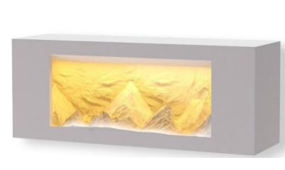 Anapuran Wall Lamp – Sculptural Concrete Light by Squircle Decor