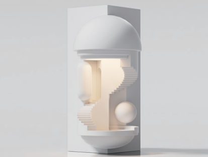 Beating Melody Wall Lamp – Sculptural Rhythm Light by Squircle Decor