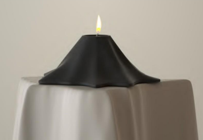 Volcano Candle Jar – Sculptural Lava-Inspired Holder by Squircle Decor