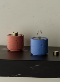 Planet Concrete Jar – Orb-Inspired Mini Container by Squircle Decor