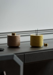Planet Concrete Jar – Orb-Inspired Mini Container by Squircle Decor