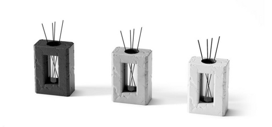 Broken Concrete Incense Stick Holder