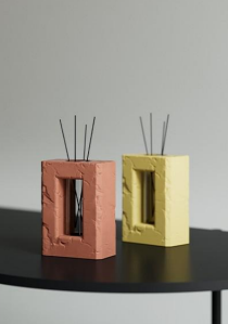 Broken Concrete Incense Stick Holder