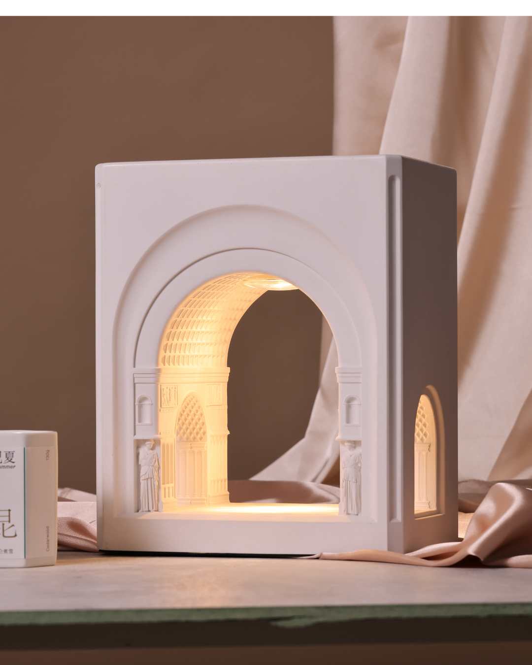 Vatican Candle Warmer Lamp – Grand Architectural Wax Warmer by Squircle Decor