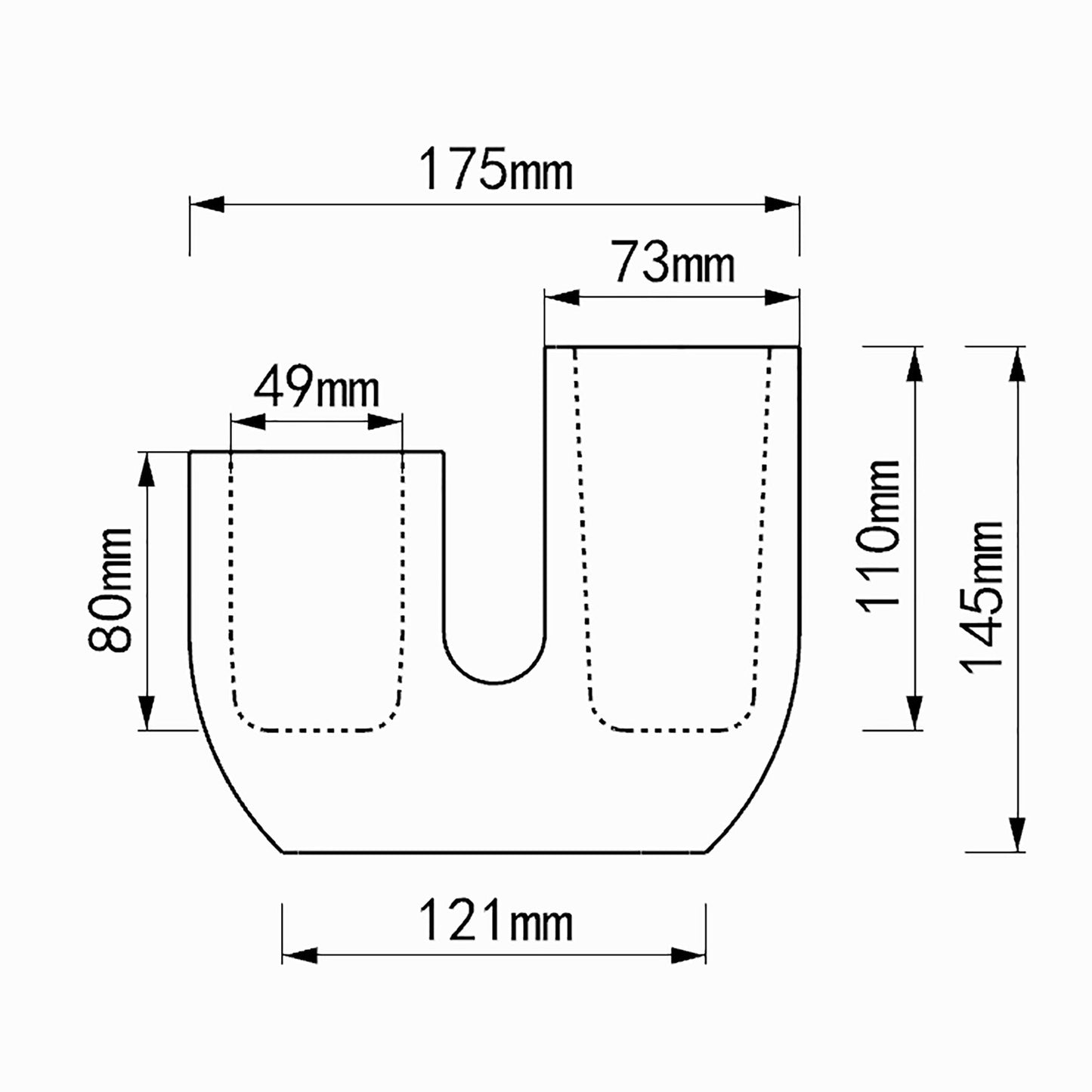 Sculptural Concrete Vase – Artistic Flower Holder by Squircle Decor