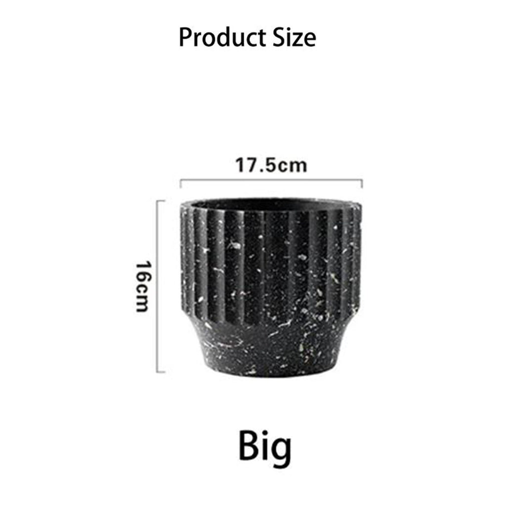 TerraForm Concrete Planter Set – Modern Indoor Plant Pots by Squircle Decor